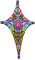 PSYWORK Schwarzlicht Segel Spandex | Drache S Dragon Temple II | 0,55 x 1,10m | UV-aktiv | Leuchtend | Wandtuch Wandbehang Stoff Neon Deko Party Tuch Tapestry Poster PSY Goa