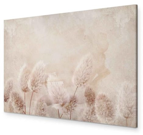 murando - Wandbilder XXL Natur 90x60 cm Leinwandbild 1 tlg Kunstdruck modern Wandbilder XXL Wanddekoration Design Wand Bild - Wiese Landschaft Feld Gras b-C-0990-b-a