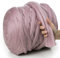 MeriWoolArt® 100% XXL Merino Wolle Garn 4-5cm Dicke Wolle Garn, Filzwolle Trockenfilzen Nassfilzen, DIY Wolle Garn Decke, Decke Baby Wolle, Arm Stricken Decke Garn Powder Pink, 4,6Kg