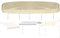 DFEO@MF Housse De Protection pour Auvent de Jardin, Housse de Protection pour Store Banne Manuel Rétractable pour Terrasse, Anti-poussière Étanche Contre la Neige et la Pluie (3m,Beige)