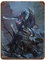 DOTA 2 Game 19 Retro-Poster Metall-Blechschild Chic Art Retro Eisen Malerei Bar Menschen Höhle Cafe Familie Garage Poster Wanddekoration 30 x 40 cm