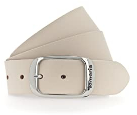 Tamaris Gürtel Leder, Hellbeige, 85, (TB0002L01)
