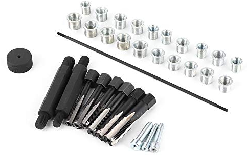 zündkerzengewinde reparatursatz,Glühkerzen Werkzeug,Glühkerzen Gewinde Reparatursatz,Glühkerzen Reparatur Set,Glühkerzen Reparatursatz,Werkstatt-Werkzeuge,Glühkerzen-Entfernungs-Kit,Glühkerzen,33-Teil