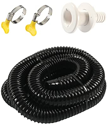Ronyme 1,8 m Marine-Bilgenpumpen-Schlauch-Installations, Marine-Bilgenpumpen-Schlauch 1-1/8 Zoll Sanitär- Langlebig ersetzt professionelle
