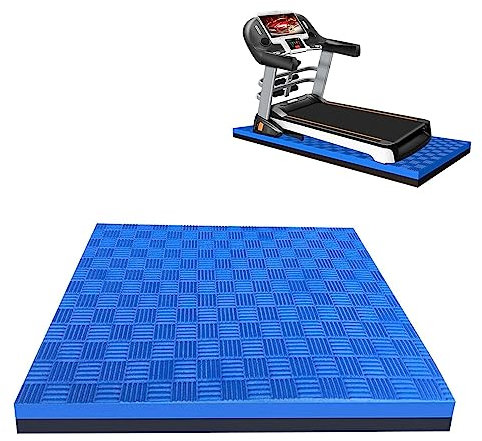 WORDFUN Home Bodenschutz Bodenmatte, Laufband Matte, Heimtrainer Unterlegmatte, Schallschutzmatte, Trainingsmatte, Verschleißfest, Weniger Vibration, Yogamatten, Multifunktionsmatte