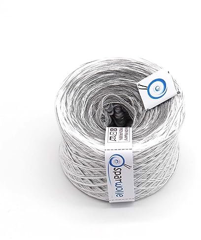 SparWolle Farbverlaufsgarn Strickset Mütze Wirbelwind, Bobbel 5-fädig mit Anleitung (MS005)