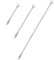 Silver Necklace Extenders for Women – 3PCS Stainless Steel Chain Extension Set for Jewelry, Adjustable Lobster Clasp Extender for Necklace Bracelet Anklet (2” 4” 6”)