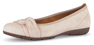 Gabor Damen Klassische Ballerinas, Frauen Flats,Halbschuhe,Sommerschuhe,Slipper,Ballerina-Schuhe,Ballett-Schuhe,flach,Rouge/Rose,40 EU / 6.5 UK