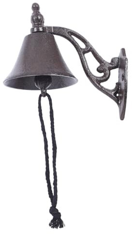 Angoily Rustikale Vintage-dinnerglocke Im Bauernhausstil Stabile Türklingel Aus Metall Für Eingangstor