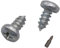 SKIR'CO (100 Stück) verzinkter Stahl 2,9 x 6,5 mm selbstschneidende Schrauben, DIN 7981 C, Flachkopfschrauben, PH-Kopf