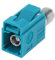 The Lord of the Tools Adaptateur intersérie Fakra Z Femelle vers SMA Femelle Universel Compatible avec Les antennes Multifonctions GPS 4G/5G cellulaire Aqua Blue