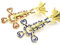 Religiöses Kreuz, Kirche, Zuhause, Regal, Tischdekoration, Tischdekoration, Auto-Schlüsselanhänger, Dekoration, Metall, Jesuskreuz, Vintage, christliche Kirche, Zuhause, Regal, Tischdekoration,