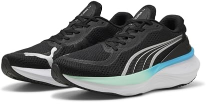 PUMA Scarpe da Corsa Unisex Scend PRO 2, Puma Nero Menta Melt Speed Blue, 42 EU