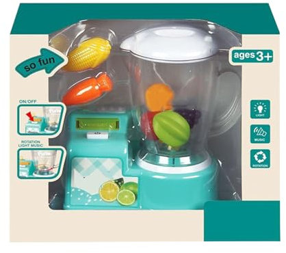 Juguete Extractor de Exprimidor Eléctrico, Juguete Mezclador de Cocina de Funcionamiento Realista, Multifuncional, Exquisito Juguete de Simulación para Niños, Amplias