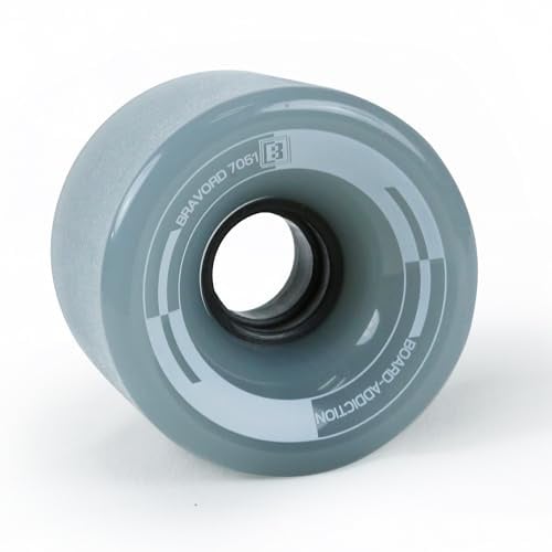 BRAVORD Longboard 70MM 82A Professional Cruising Wheels– Set of 4