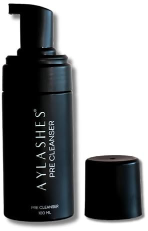 AYLASHES - DIY PRE CLEANSER | Inklusive Reinigungsbürste | Wimpern reinigen und entfetten für bis zu 7 Tage halt | Dermatologisch getestet