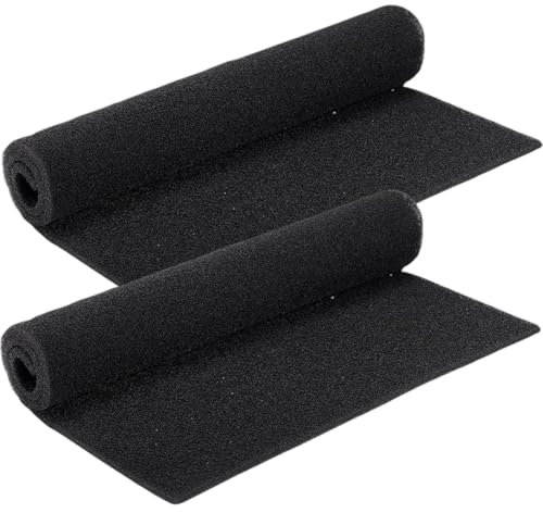 Dorccsi Filtros de Aire Acondicionado de Ventana, 2 Unidades, 24 x 16 Pulgadas, de Repuesto, de Alta Densidad, Lavables, Reutilizables, recortables, Lavables y Reutilizables.