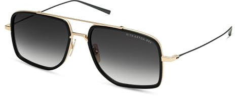 Dita ARTOA.88X Sonnenbrille Weiß Gold – Schwarz – Schwarz – Einheitsgröße Unisex