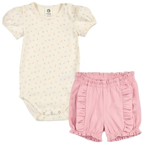 müsli Set aus Kurzarmbody und Shorts Tofu/Nectar/shell blue, 68