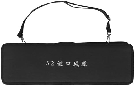 Custodia per Melodica 32 Tasti, Borsa Rigida con Maniglia Nera | Custodia Tastiera 37 Tasti, Tela Leggera, Interno Spazioso per Lezioni e Spettacoli All'aperto