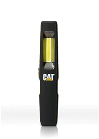 CATERPILLAR CT1205 Lampe de poche fine LED COB, Noir/Jaune
