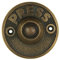 A29 Wired Iron Circular Türklingel Chime Push Button in Antik Messing Finish Vintage dekorative Türklingel mit einfacher Installation