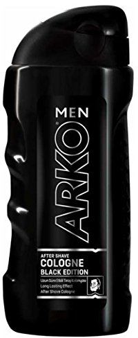 Arko Men Aftershave Cologne - Black Edition, 250 ml (Pack of 1)