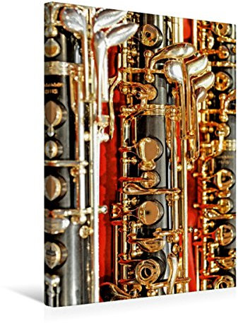 Premium Textil-Leinwand 30 x 45 cm Hochformat Premium Textil-Leinwand 30 cm x 45 cm hoch Ein Bild des Zeitplan seiner Oboe | Wandbild, HD-Bild auf Keilrahmen, Wanddekoration, Kunstdruck von Patrice TH
