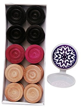 Generic Carrom Münzen & Carrom Striker- (Combo Pack)