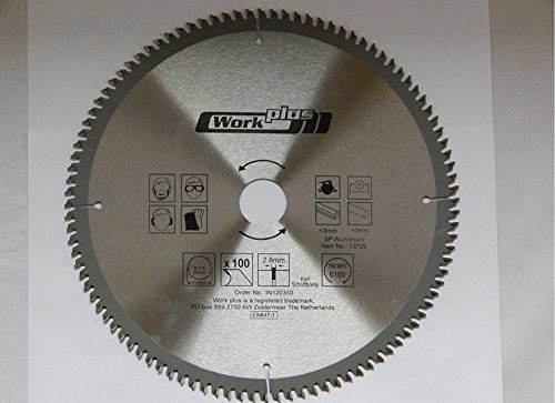 1 HM Kreissägeblatt für Aluminium und Kunststoff - 100 Zähne – Ø 250 x 30 mm/Sägeblatt/Kreissägeblätter