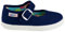 javer 62 - Mercedita Hebilla niños loneta. Calzado de Lona cómodo para niños. Niñas Color: Marino Talla: 28