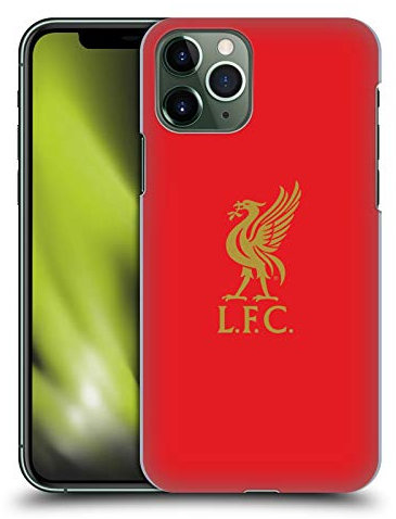 Head Case Designs Officially Licensed Liverpool Football Club Gold Logo On Red Liver Bird Hard Back Case Compatible With Apple iPhone 11 Pro