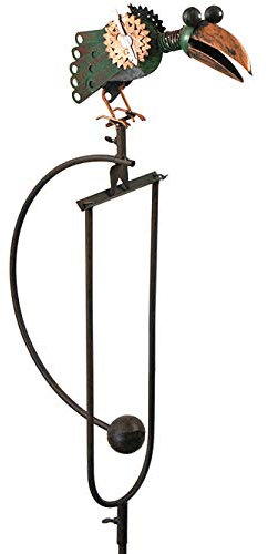 Esschert Mechanische Tukan-Wippe, Metall, 134,6 cm hoch