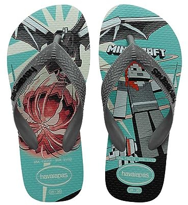 Havaianas Minecraft (Mini Me), Tongs Mixte Enfant