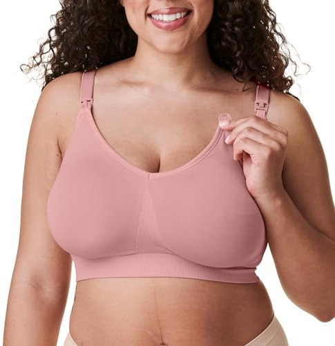 Bravado Designs Sustainable Nursing Bra | Body Silk Seamless | Dusted Peony | M