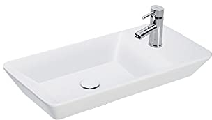 Kerabad Design Waschbecken, Aufsatzwaschbecken eckig, 70 cm