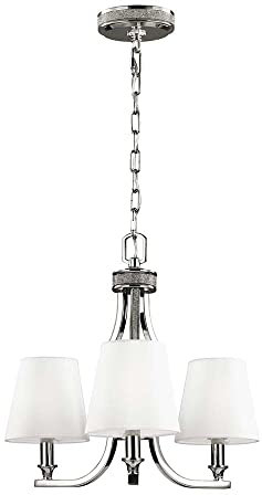 etc-shop Kronleuchter Hängelampe Deckenleuchte Stahl Nickel D 45,7 cm Esszimmerleuchte