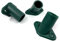 3-Pack Plastic Broom Bracket, 2 Screw Holes Heavy Duty Broom Handle Bracket to Support Fixed Push Broom Handle, 15/16” (23mm to 24mm Diameter) Broom Head Bracket
