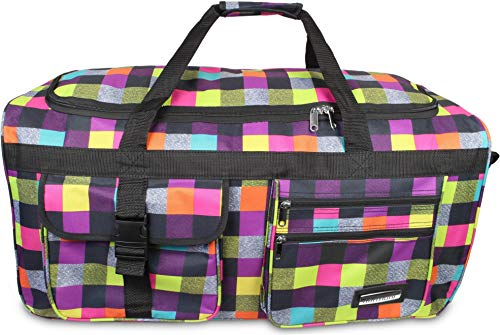 normani Stabile Reisetasche Trolley Big Size XL 80-150 Liter mit 2 Rollen –Robust und wasserabweisend - Leichter Reisetrolley XL Tasche NEU Verschiedene Größen Farbe Bunt / 80 Liter