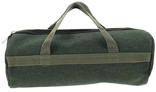 Healvian Heavy Duty Tool Bag Tool Carrier Organizer Wide Mouth Tool Storage Bag Portable Zipper Tool Bag Tool Tote For Plumbers L