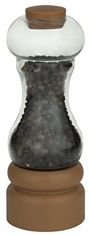 Grunwerg Gmill Moulin à sel ou à poivre, plastique, rouge argile