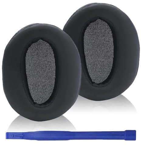 Adhiper Ear Pads Replacement for Sony WH-CH700N, WH-CH720N, Compatible with Sony WH-CH710N Headphones (Ice Silk Cloth/Black)