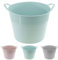 GEEZY Flexi Tub Multi-Purpose Heavy Duty Polyethylene Flexible Storage Containers Home Garden Laundry Toys Storage Plastering Bucket Cement Mixer Flexi Tub 7L