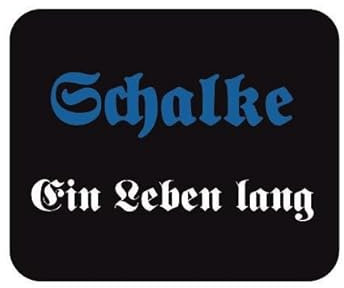 U24 Mousepad Textil Schalke EIN Leben lang Mauspad