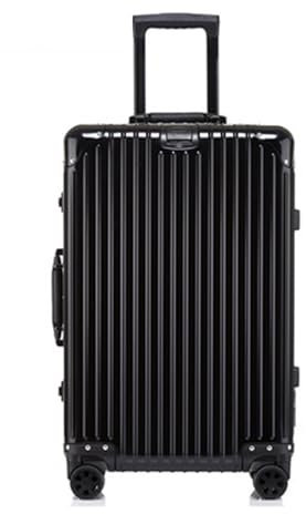 PBENO Handgepäck Koffer Ganzaluminium-Magnesiumlegierungs-Trolleykoffer, Aluminiumlegierungs-Koffer, Metallkoffer, tragbarer Koffer, Reisekoffer Reisekoffer (Color : A, Size : 26inch)