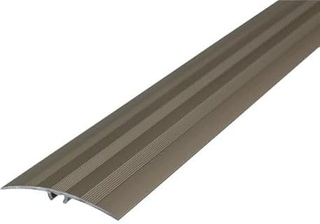 Aluminium Door Bars Threshold Strip 47 mm x 930mm Transition Trim Laminate Tiles Levelling 5in1 Installation System TMW Profiles (Champagne)