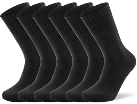 PULIOU Merino Wandersocken Herren Damen, Merino Socken Outdoor Trekkingsocken, Merinowolle Sportsocken Laufsocken für Herren Damen Kinder (3 Paar)