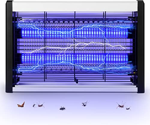 Tue Mouche Eléctrique, Lampe UV Anti-Moustique, Tueur d'Insectes Electrique 4W, Destructeur de Mouches Non Toxique, Anti-Moustique Intérieur, Piège à Mouches Efficace, Convient à La Maison, Cuisine