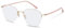 Rodenstock ROUNDED Titan Brillen in Gold, Peach für Unisex, Brille mit Sehstärke, optional mit Sonnenbrillen tönung oder Blaulichtfilter (Modell R7140)
