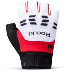 Roeckl Sports Iseler 2 Fahrrad Handschuhe kurz weiß/rot 2027: Größe: 7.5
